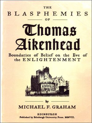 cover image of The Blasphemies of Thomas Aikenhead